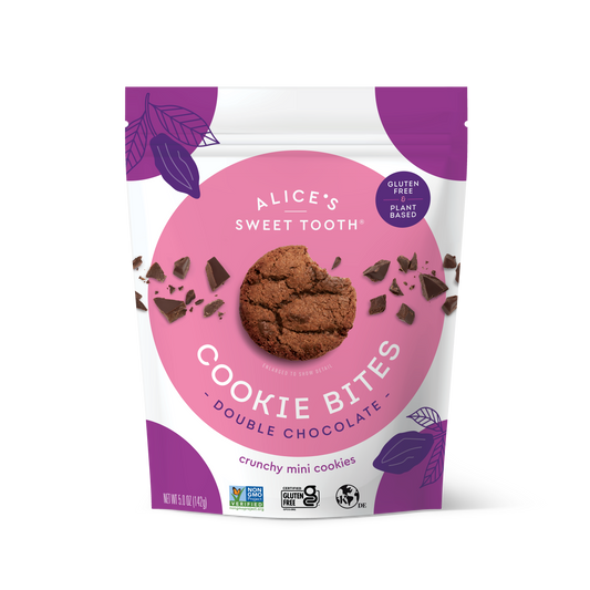 Alice’s Sweet Tooth Double Chocolate Chip Cookie Bites 5.0 oz