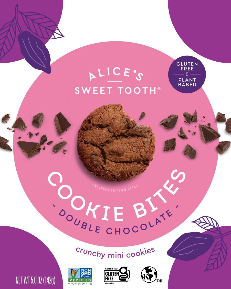 Alice’s Sweet Tooth Double Chocolate Chip Cookie Bites 5.0 oz