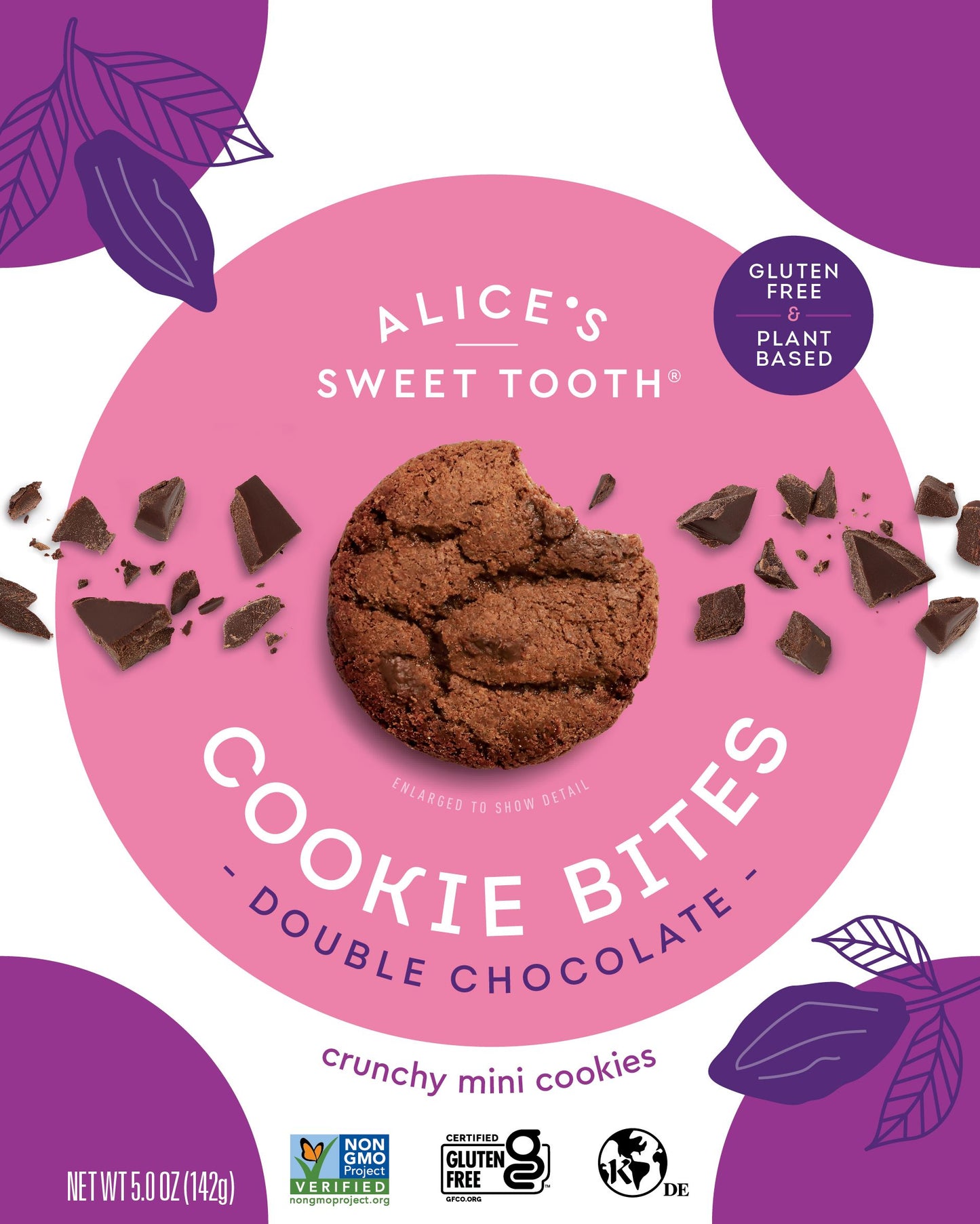 Alice’s Sweet Tooth Double Chocolate Chip Cookie Bites