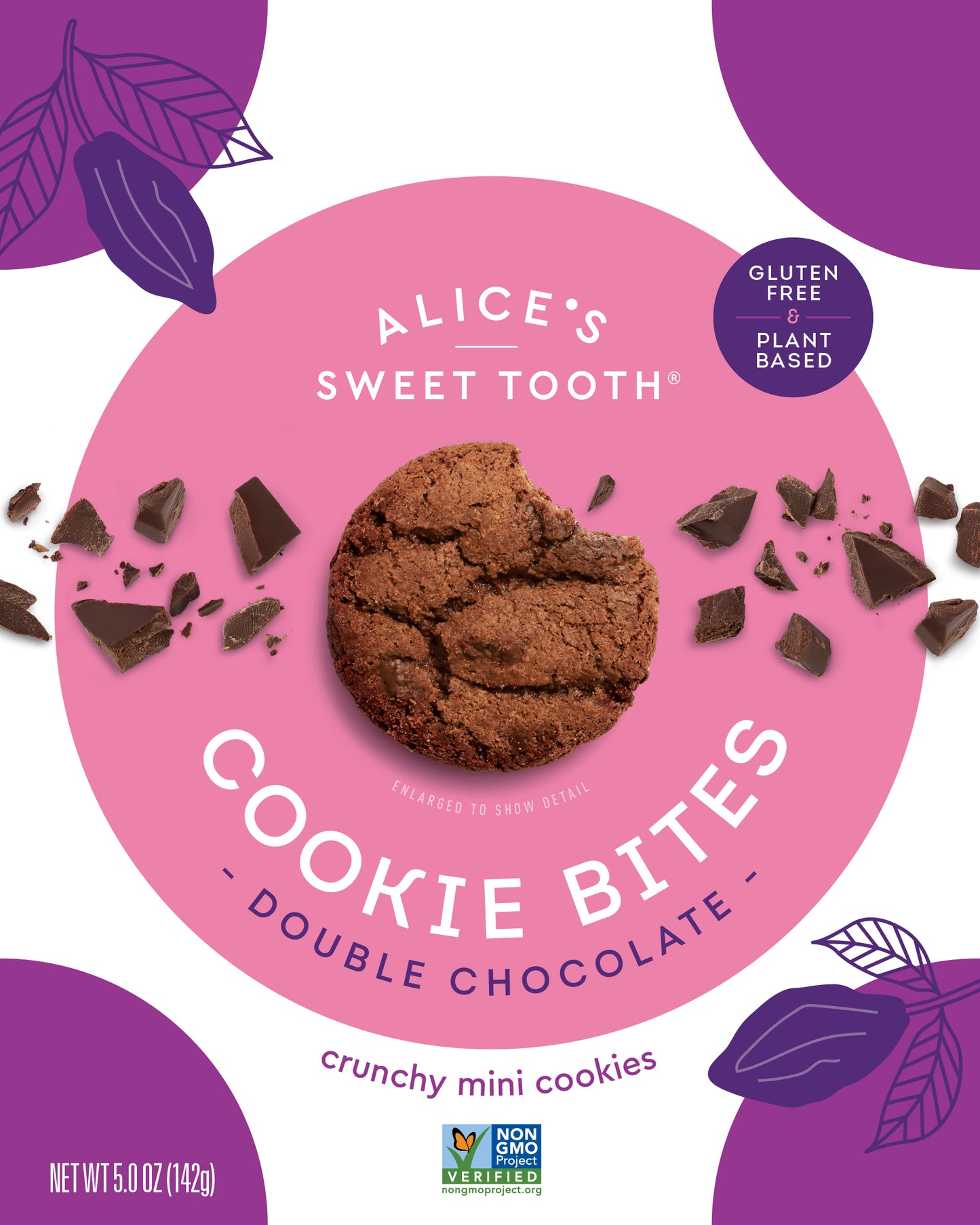 Alice’s Sweet Tooth Double Chocolate Chip Cookie Bites 5.0 oz