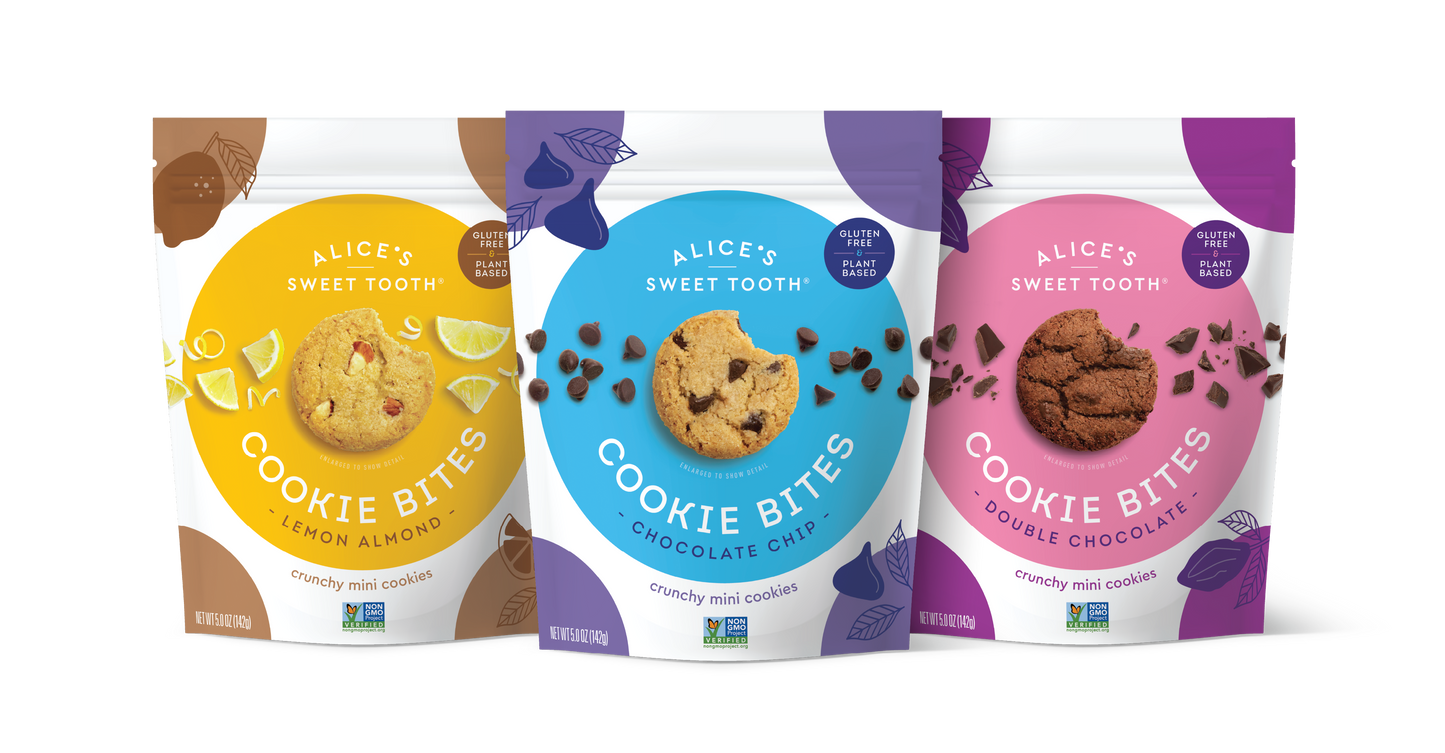 Alice’s Sweet Tooth Lemon Almond Cookie Bites 5.0 oz