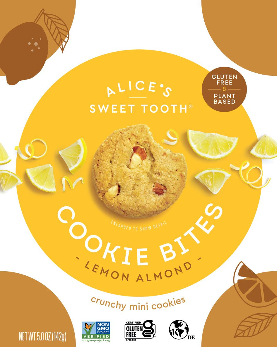 Alice’s Sweet Tooth Lemon Almond Cookie Bites 5.0 oz
