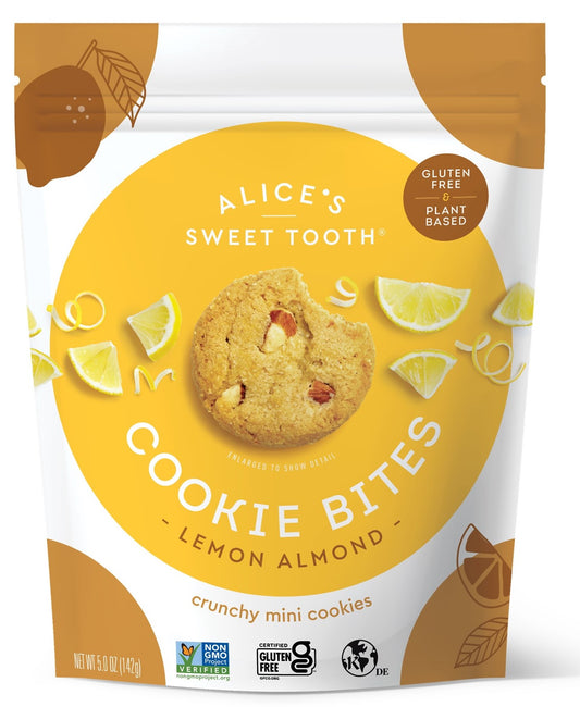 Alice’s Sweet Tooth Lemon Almond Cookie Bites